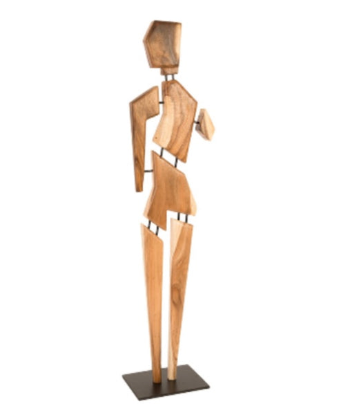 “Jack” Chamcha Wood Sculpture