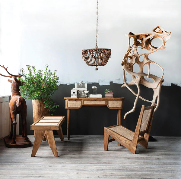 Teak Root Abstract Sculpture