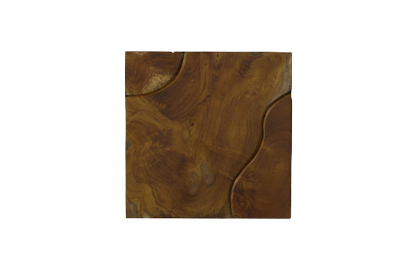 Teak Slice Pedestal medium