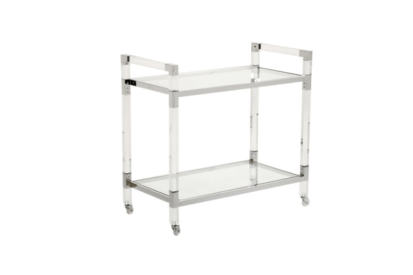 Acrylic Bar Cart