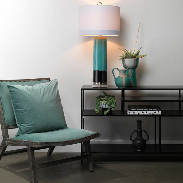 Reactive Glaze Table Lamp