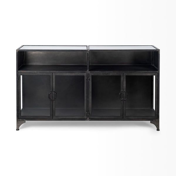 Glass & Metal Display Cabinet