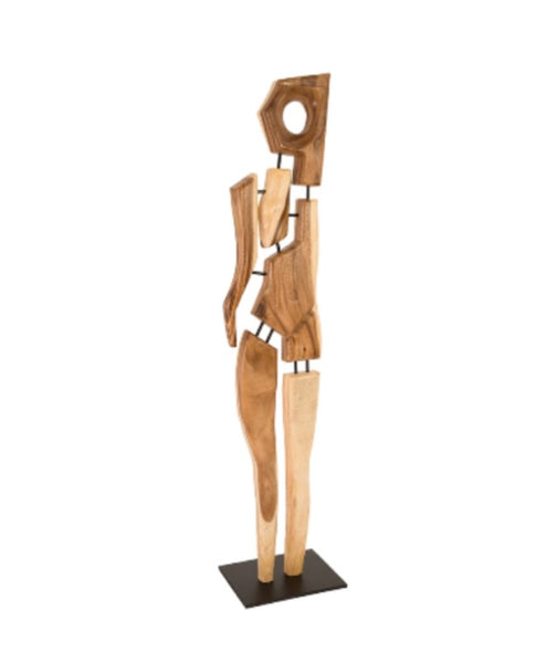 “Jill” Chamcha Wood Sculpture