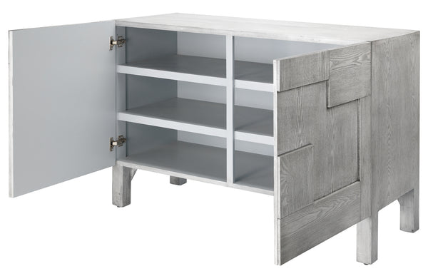 Grey Washed Wood Credenza