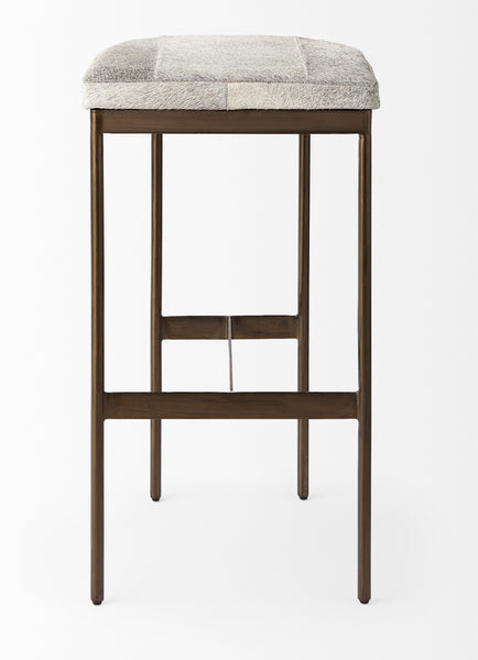 Hair on Hide Bar Stool