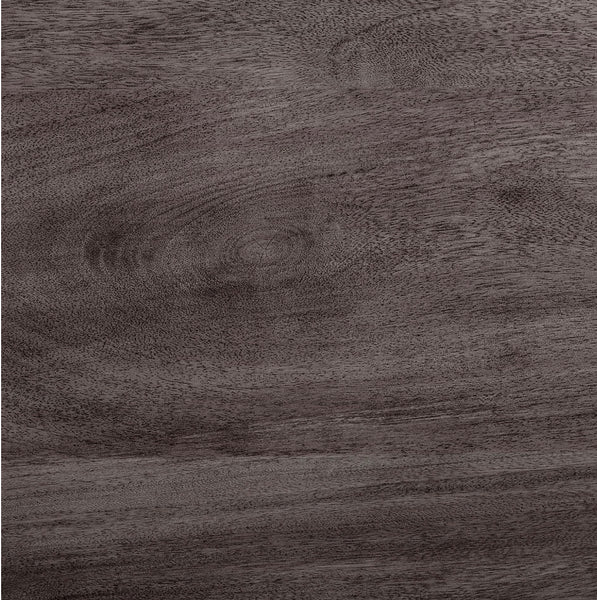 60” Dark Brown Solid Wood Table