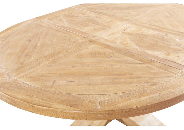 60”-78” Reclaimed Elm Timbers Extension Table