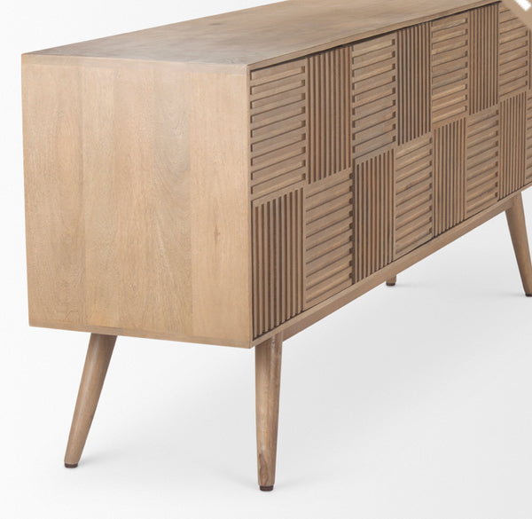 Deco Inspired Mango Sideboard