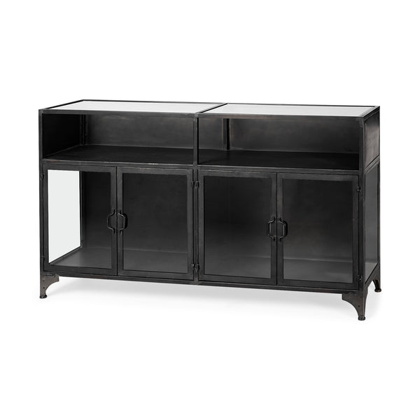 Glass & Metal Display Cabinet