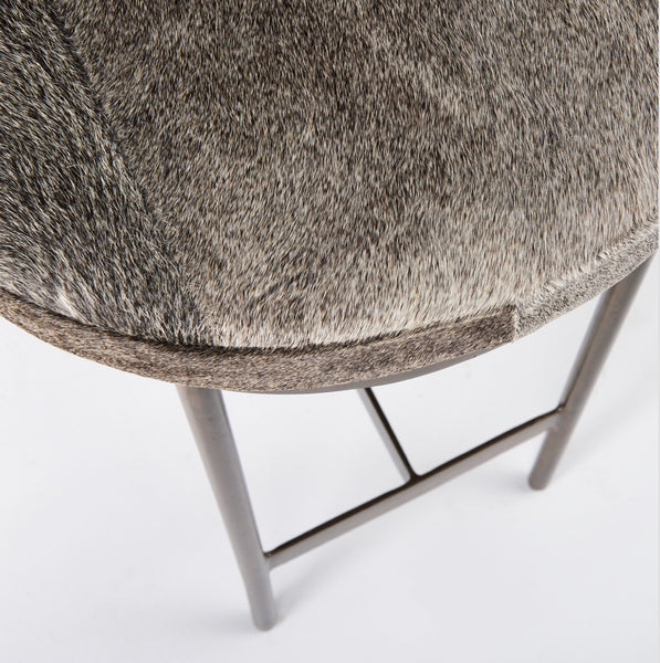 Hair on Hide Counter Stool