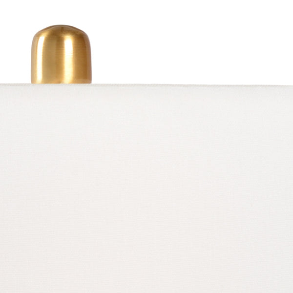 Natural Alabaster & Gold Leaf Lamp