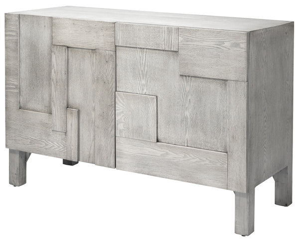 Grey Washed Wood Credenza