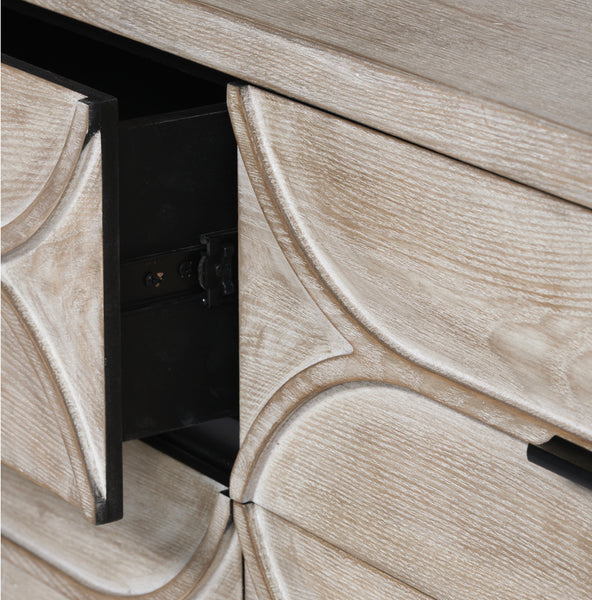 Oval Pattern 9 Drawer Sideboard