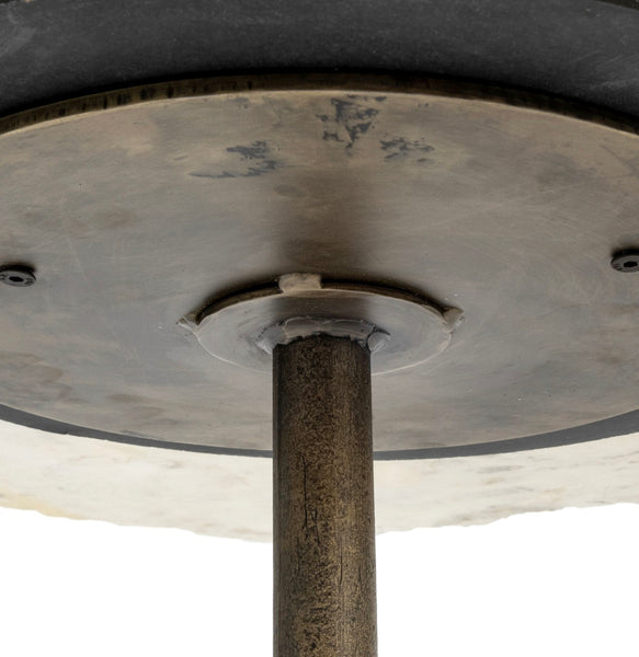 Marble & Iron Coffee Table