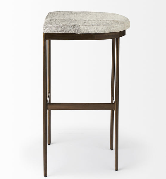 Hair on Hide Bar Stool