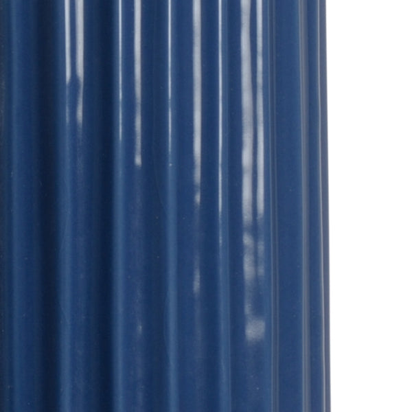 Blue Glazed Ceramic Lamp