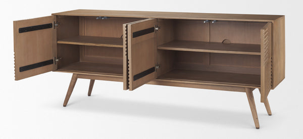 Deco Inspired Mango Sideboard