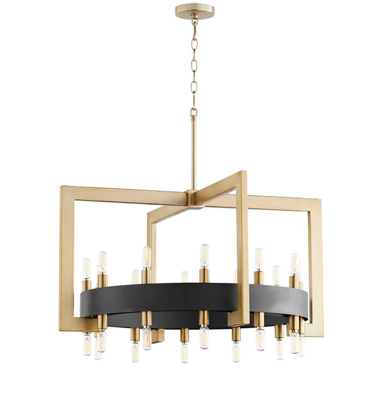 Geometric Shapes 24-Light Chandelier