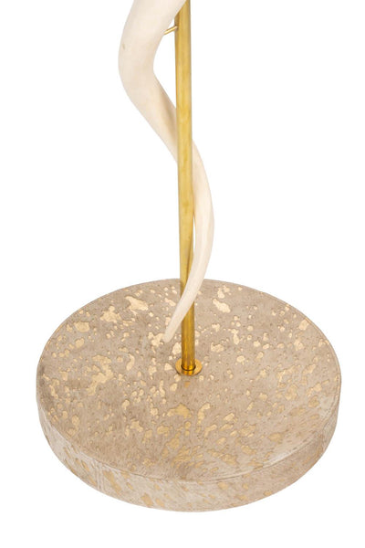 Single Twist Inner Kudu Horn Floor Lamp