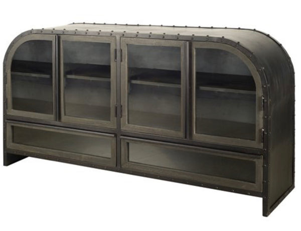 Wood, Metal & Glass Cabinet
