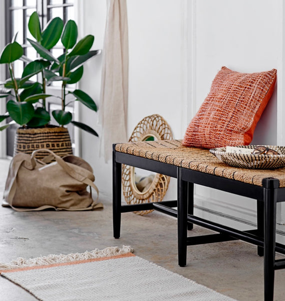 Mango & Woven Rope Bench