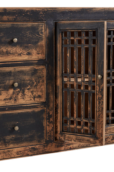 Reclaimed Pine Sideboard w/ Aged Finish