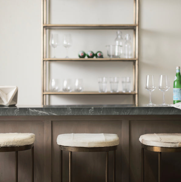 Hair on Hide Bar Stool