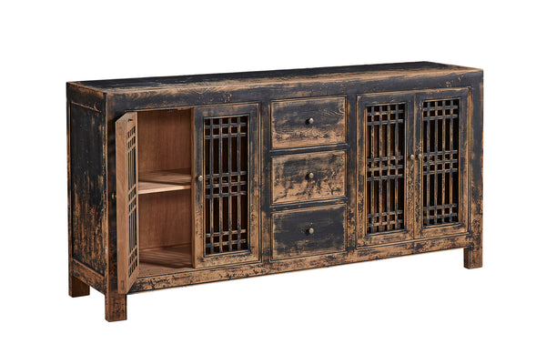 Reclaimed Pine Sideboard w/ Aged Finish