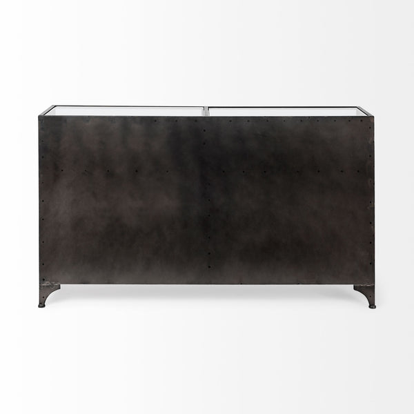 Glass & Metal Display Cabinet