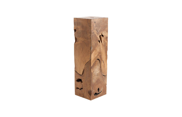 Teak Slice Pedestal large