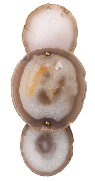 Agate Trinity Wall Sconce