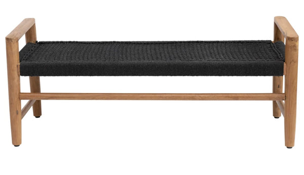 Teakwood & Cotton Bench