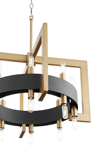 Geometric Shapes 16-Light Chandelier