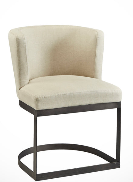 Linen & Steel Chair