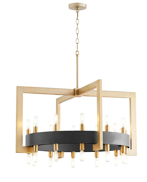 Geometric Shapes 24-Light Chandelier