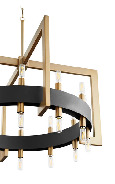 Geometric Shapes 24-Light Chandelier