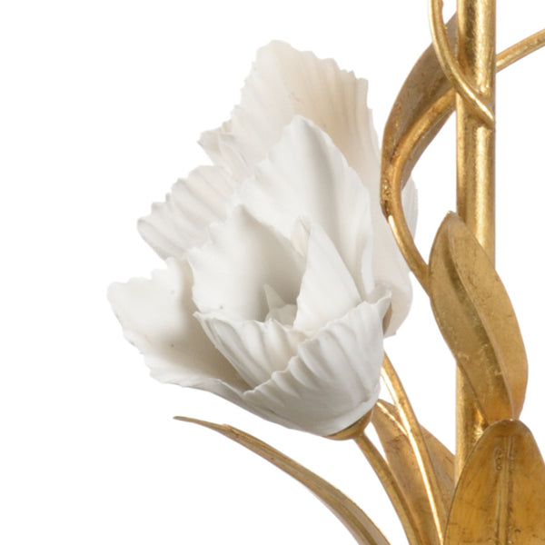 Hand Made Porcelain Tulip Lamp