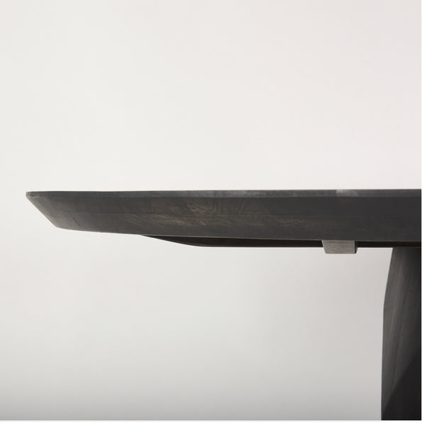 60” Solid Wood Table w/ Carved Base