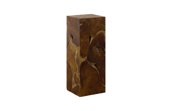 Teak Slice Pedestal medium
