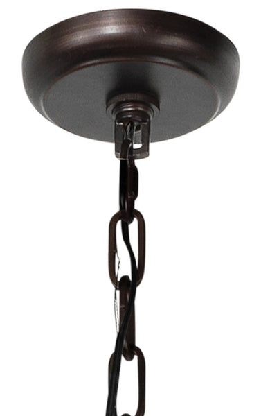 Double Lite Ring Chandelier
