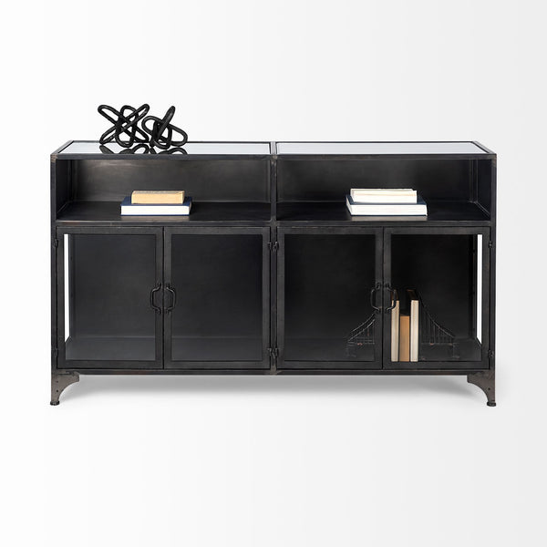 Glass & Metal Display Cabinet