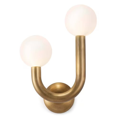 Happy Sconce Left Side (Natural Brass)