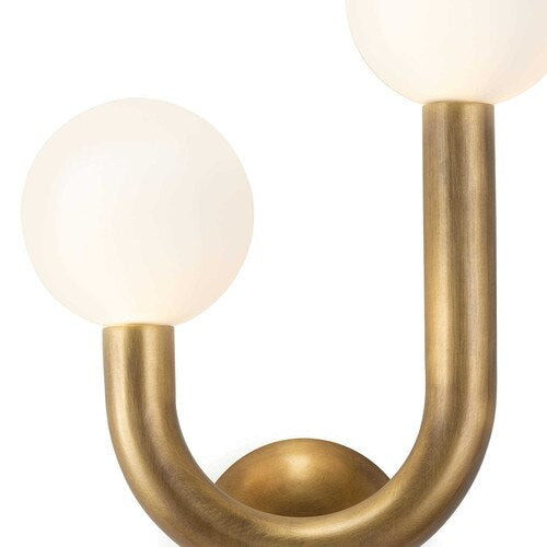 Happy Sconce Left Side (Natural Brass)