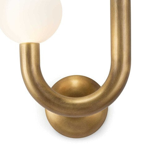 Happy Sconce Left Side (Natural Brass)