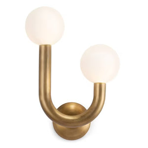 Happy Sconce Right Side (Natural Brass)