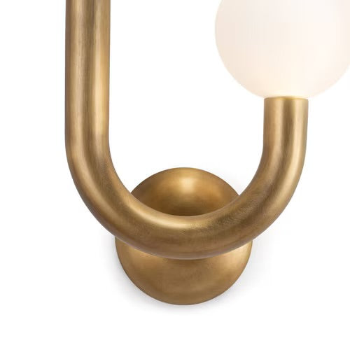 Happy Sconce Right Side (Natural Brass)