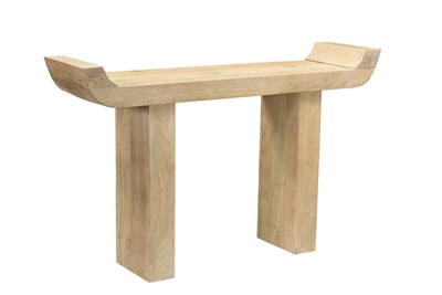 Mango Wood Console Sandblasted Oak