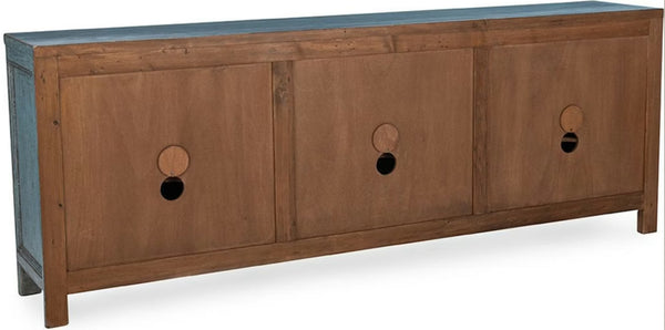 Vintage Style Chinese Blue Cabinet