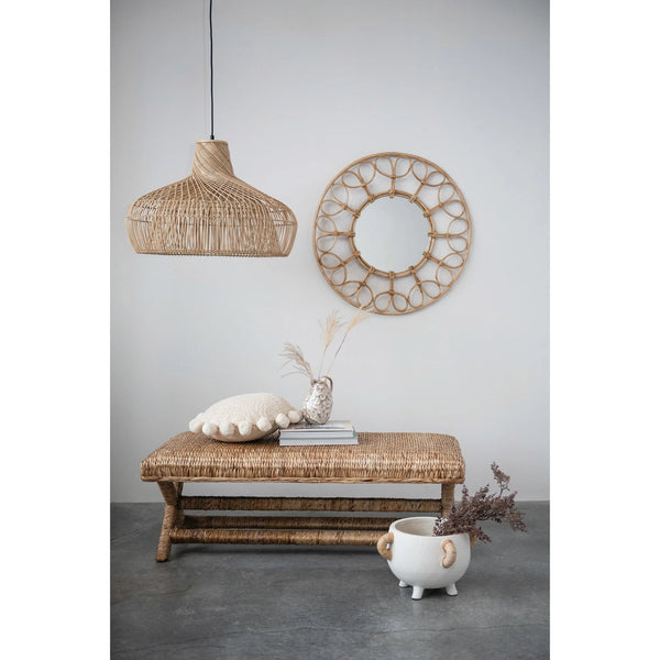 Hyacinth & Mahogany Bench