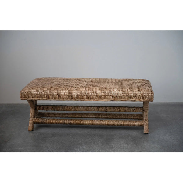 Hyacinth & Mahogany Bench